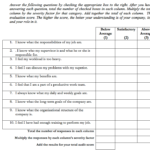 Employee Self Evaluation Form The WCA