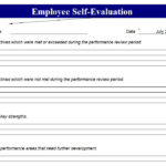 Employee Self Evaluation Template