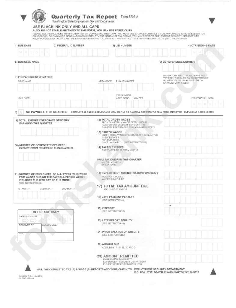 Employee Tax Form Washington State 2022 Employeeform