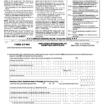 Form Ct W4 Employees Withholding Or Exemption Certificate Printable