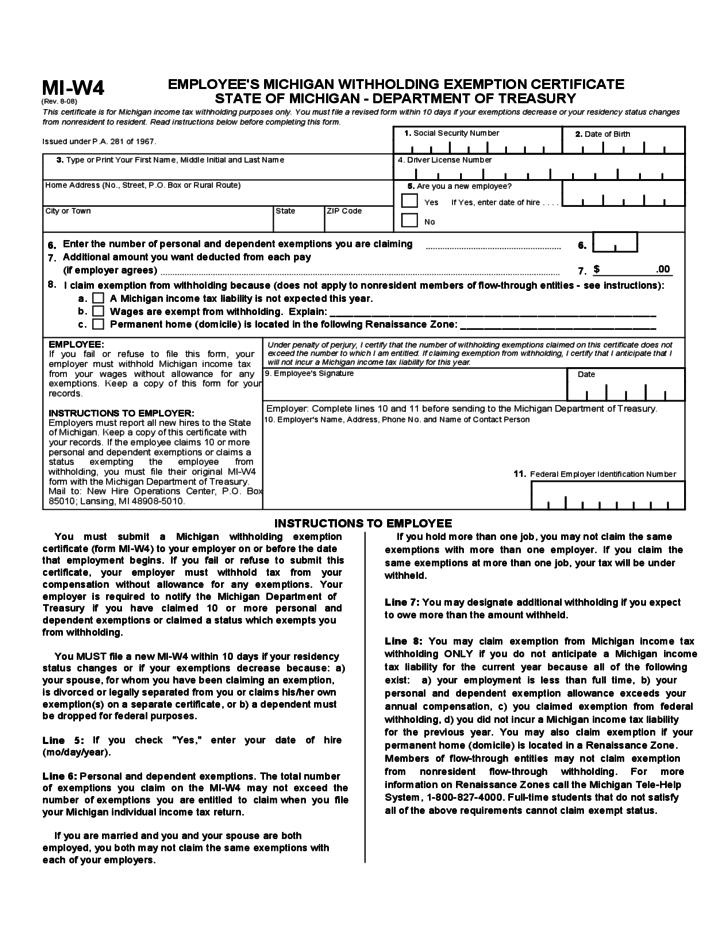 Form De 4 California Employee Withholding WithholdingForm