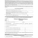 Form R 1300 Louisiana Employee Withholding Exemption Certificate L 4