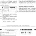 Form RI 1041V Download Fillable PDF Or Fill Online Fiduciary Fiduciary