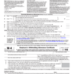 Form W 4 Employee S Withholding Allowance Certificate Oklahoma