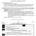 Form W 4vt Vermont Employee Withholding Allowance Certificate