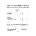 FREE 10 Sample Orientation Evaluation Forms In MS Word PDF