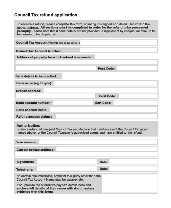 FREE 22 Sample Tax Forms In PDF Excel MS Word