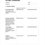 FREE 25 Employee Evaluation Forms In PDF MS Word Excel