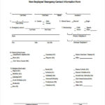 FREE 33 Emergency Contact Forms In PDF Excel MS Word