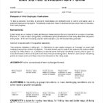 FREE 9 Sample Employee Evaluation Forms In PDF MS Word