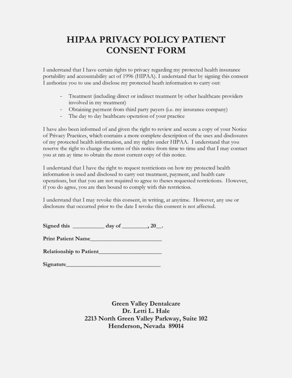 Hipaa Compliance Forms For Employees MBM Legal