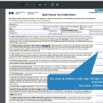 How To Fill TD1 2022 Personal Tax Credits Return Form Federal YouTube