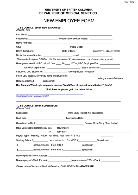 Md New Employee Form 2022 Employeeform