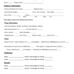 New Employee Set Up Form Printable Pdf Download