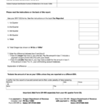 Oregon Employee Withholding Form 2022 Employeeform