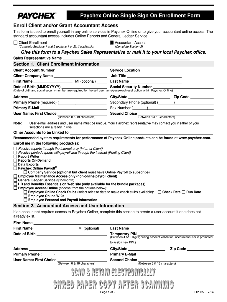 Paychex New Employee Form Fill Out And Sign Printable PDF Template 