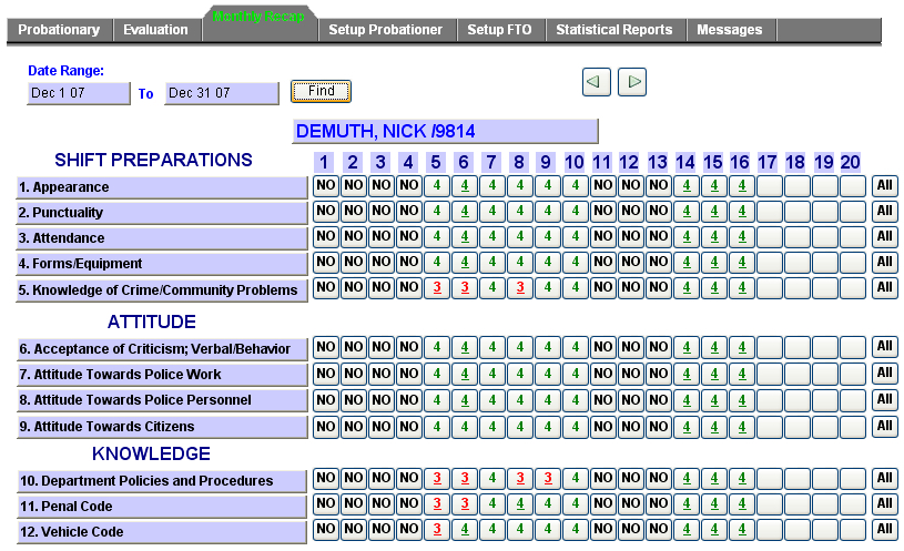 Police Sheriff And Law Enforcement Software Programs Field Training 