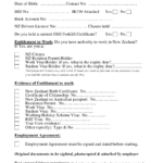 Pre employment Application Form For New Employees Template Download