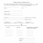 Proof Of Income Letter From Employer Template Business