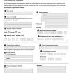 UK KDC New Employee Starter Form Fill And Sign Printable Template