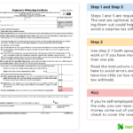 W 4 Form What It Is How To Fill It Out NerdWallet